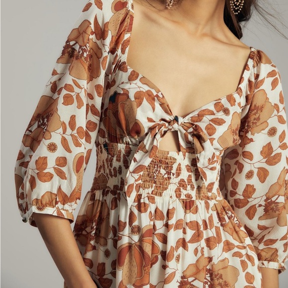 Anthropologie Tiered Floral Maxi Dress - Picture 3 of 7